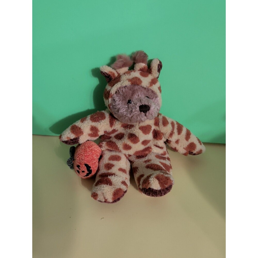 Bank of America Bean Plush Bear Giraffe Halloween Rare Promo Vintage 2000 New